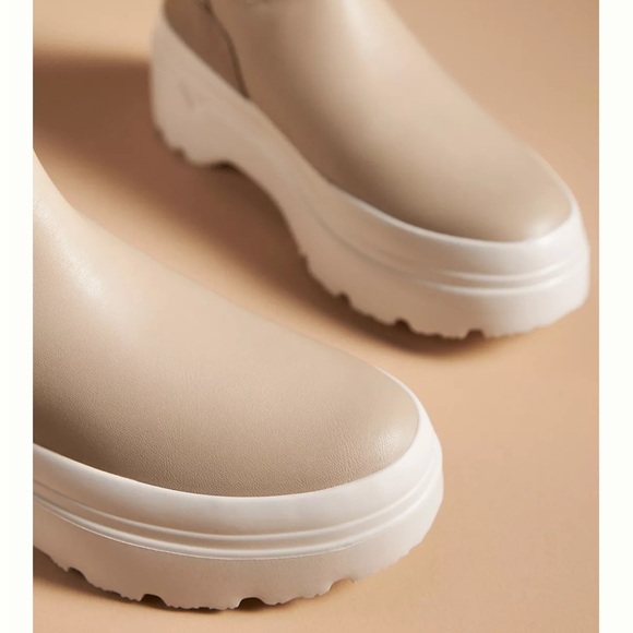 Anthropologie Hunter Flatform Chelsea Boots Sz 7 - Picture 3 of 13